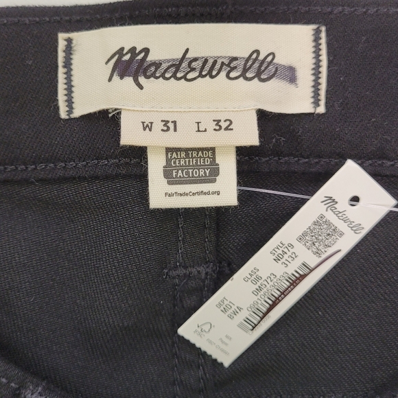 Madewell Coolmax Denim Edition Slim Jeans Style# ND479 - Picture 2 of 12